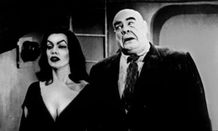 Maila Nurmi and Tor Johnson in Plan 9 from Outer Space.