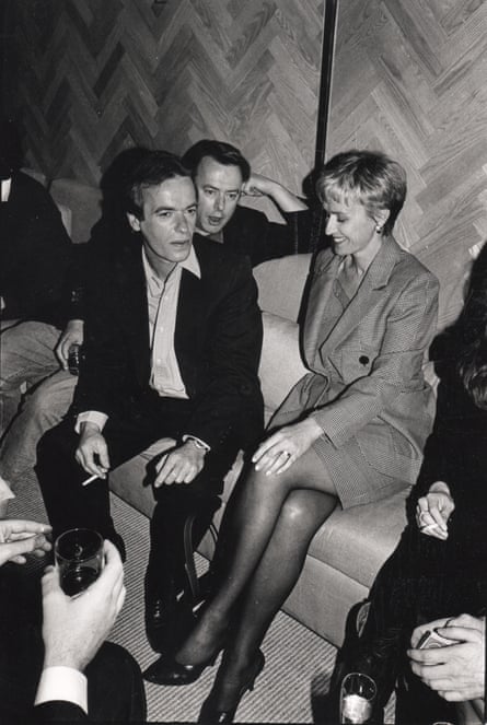 Amis, Christopher Hitchens and Tina Brown at a book party in New York for Amis’s The Information.