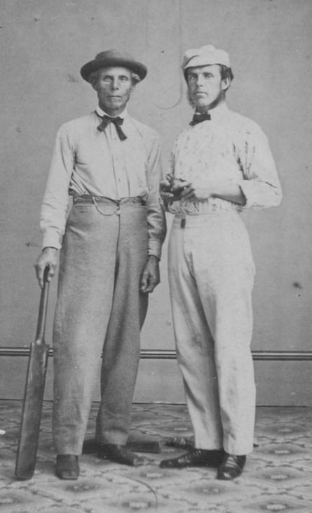 Sam Wright with his son Harry in 1863