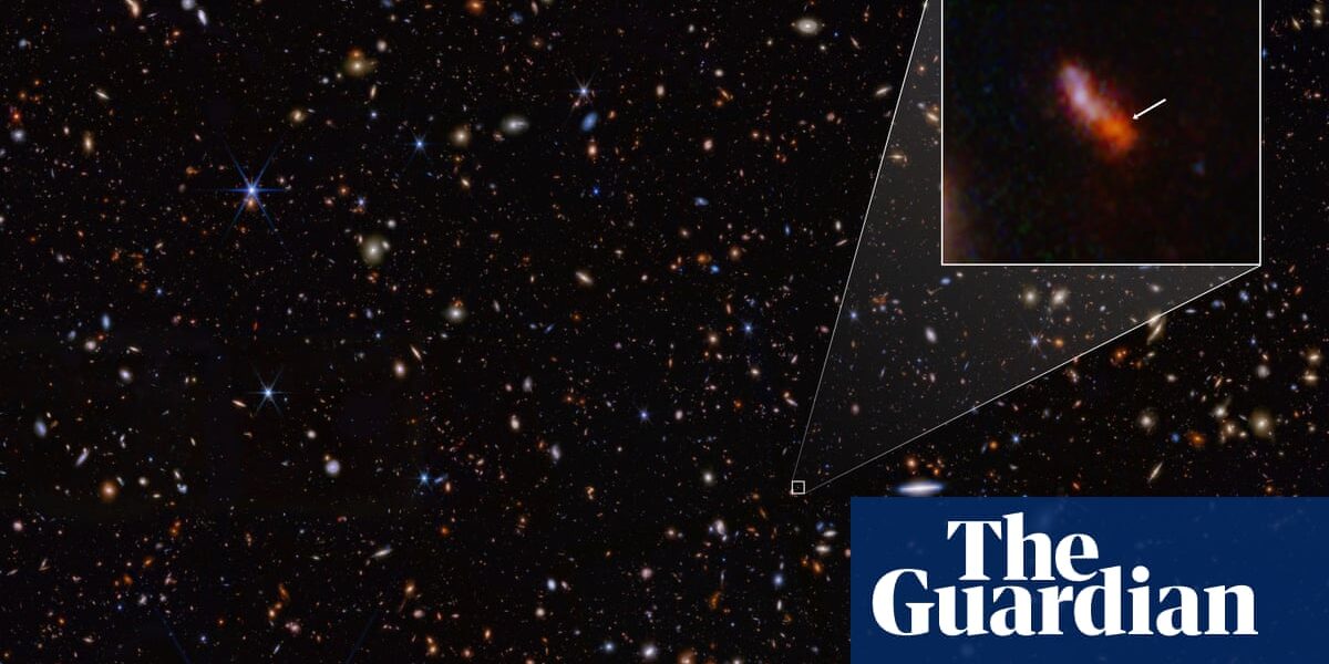 James Webb space telescope photographs most distant known galaxy