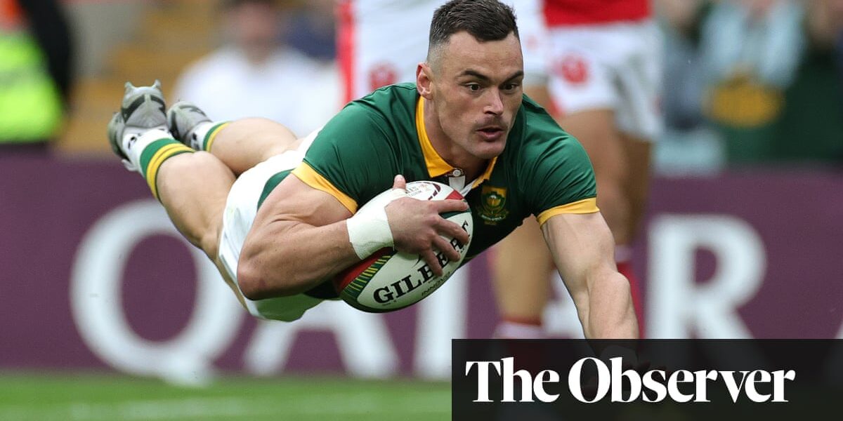 Jesse Kriel inspires South Africa to emphatic victory against Wales