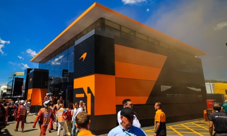 McLaren hospitality suite evacuated at Spanish GP after fire breaks out