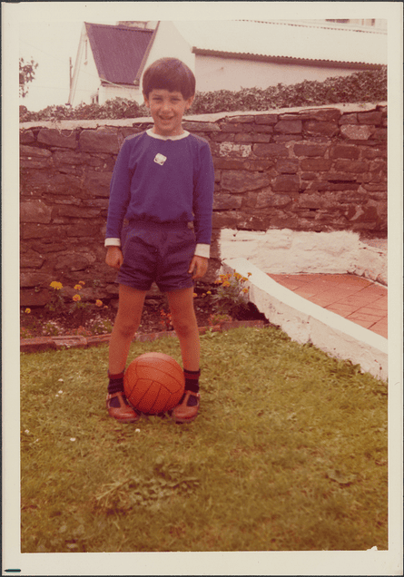 David Baddiel, aged five, in Swansea, 1970
