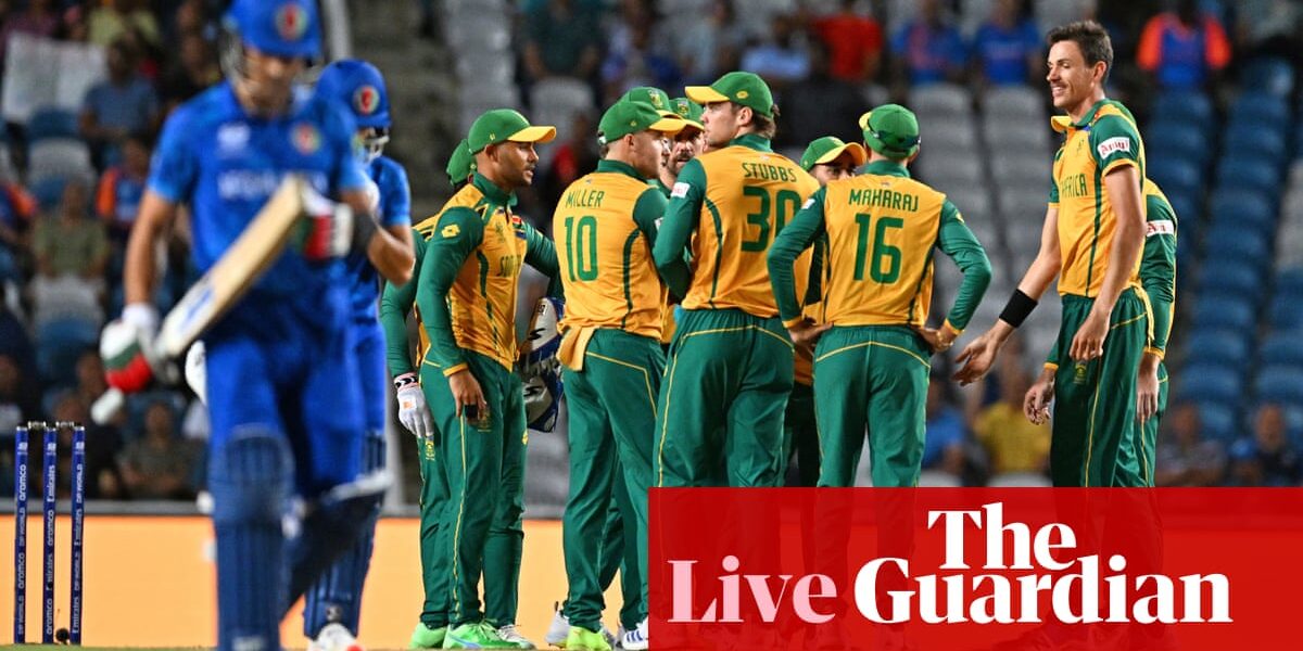 South Africa v Afghanistan: T20 World Cup semi-final – as it happened