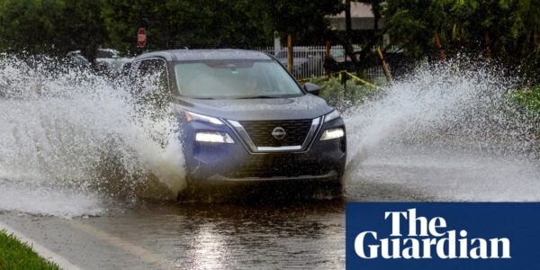 Southern Florida sees record-breaking storms with up to 8in of rainfall