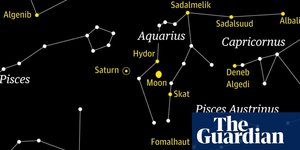Starwatch: the moon heads for Saturn in the early hours