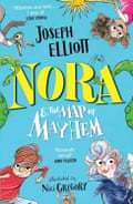 Nora and the Map of Mayhem by Joseph Elliott, illustrated by Nici Gregory