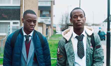 Micheal Ward and Stephen Odubola in Blue Story.