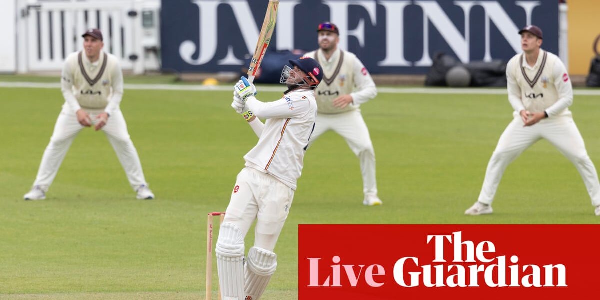 Essex peg Surrey back as wickets fall at the Oval: county cricket – as it happened