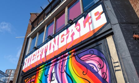 The Nightingale Club in the gay village area of Birmingham.