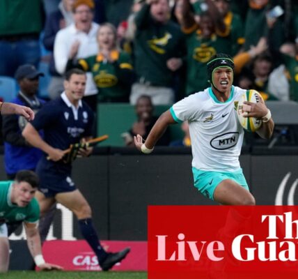 South Africa 27-20 Ireland: first rugby union Test – as it happened